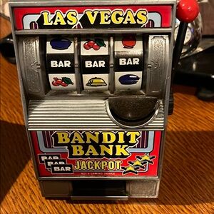 Bandit bank , vintage style, mechanical.
